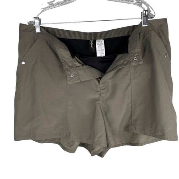 Cazimi Womens Board Shorts Swim 18W Ivy Pockets New - Picture 3 of 13